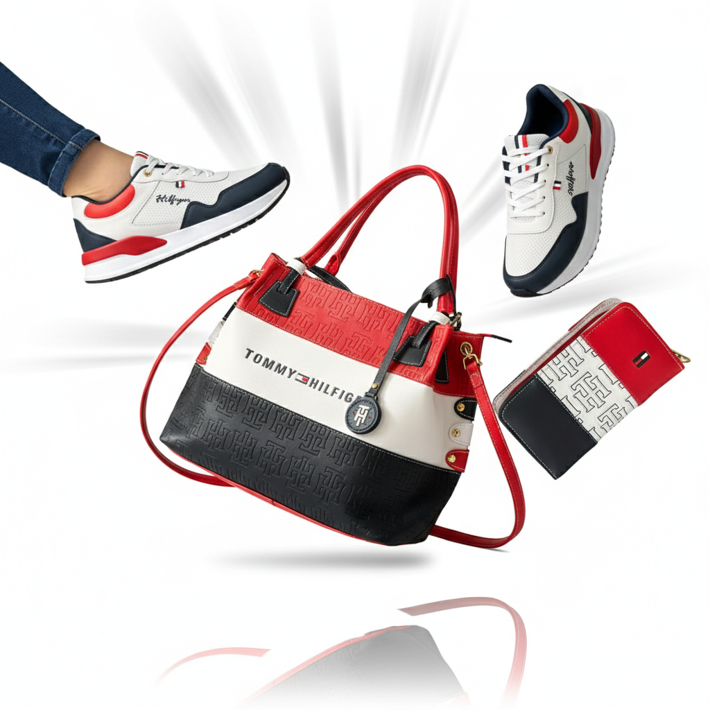 Trio de Lujo TH®👟👝👜+ Perfume VIP Gratis🧴
